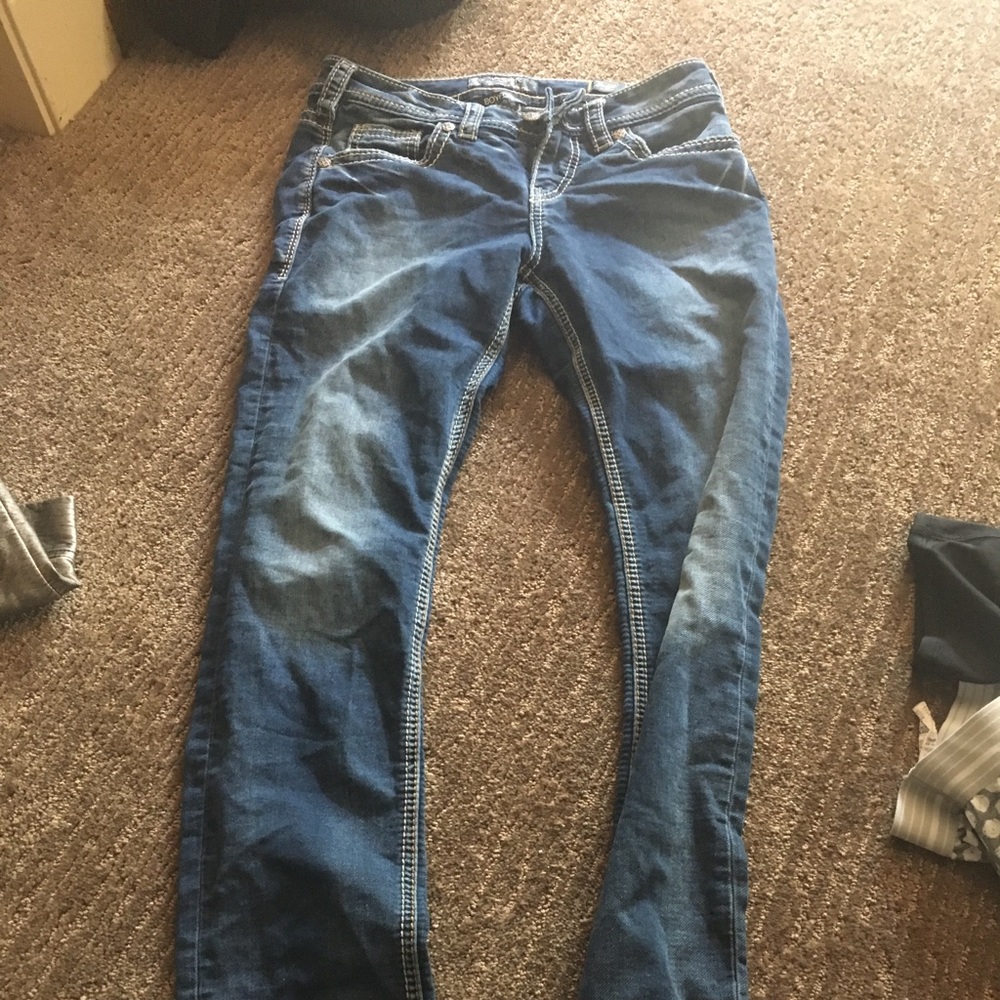 Suki silver jeans